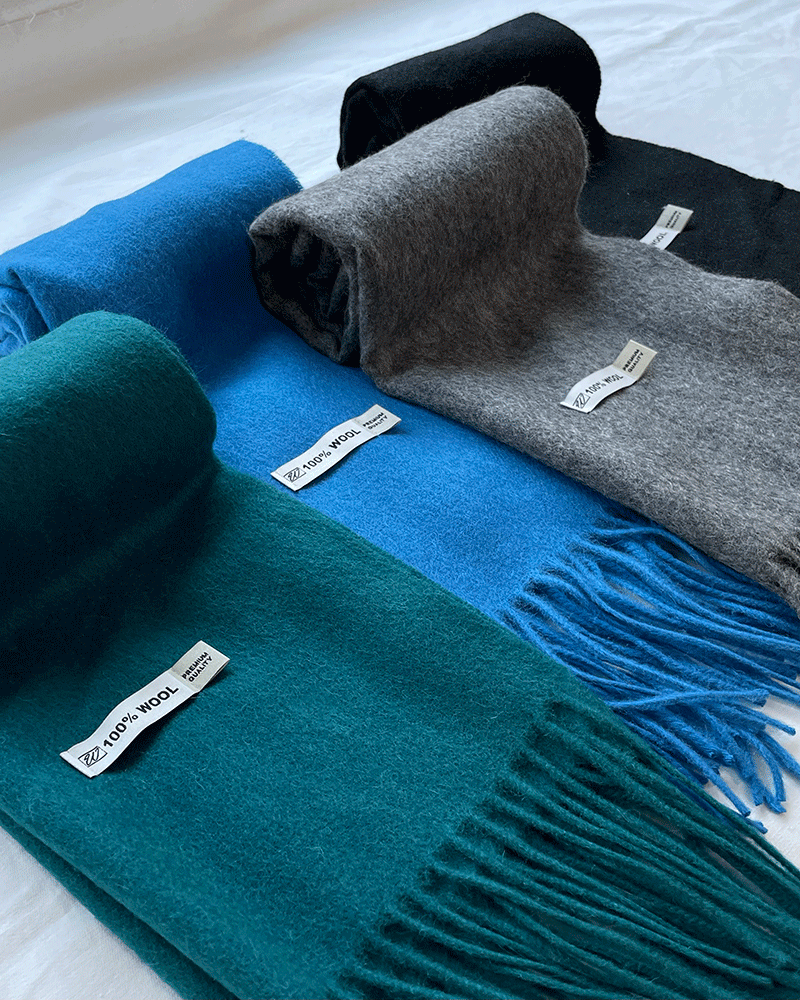 wool 100 / 베를린 머플러 (4 color)